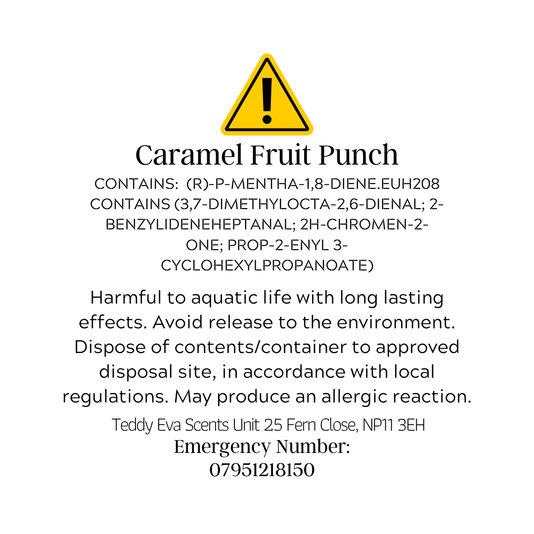 Caramel Fruit Punch Teddy Clamshell CLP