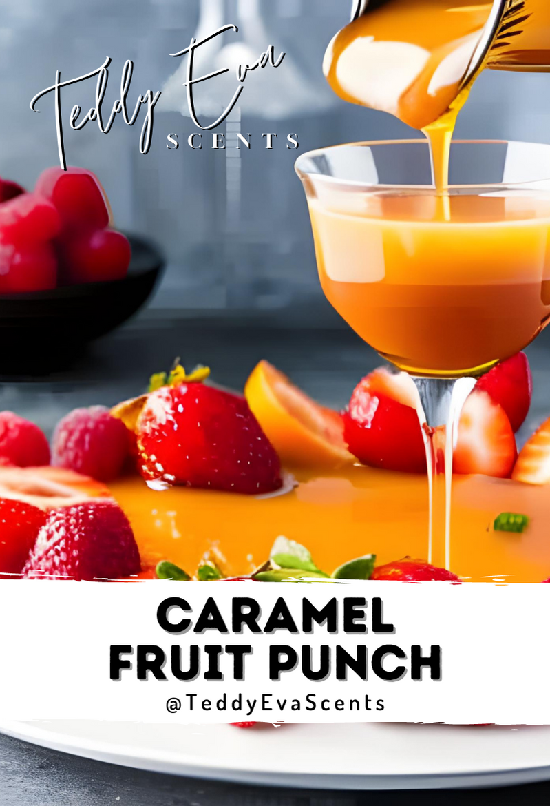 The aroma is a delicious combination of juicy and tropical fruits with a hint of creamy caramel that adds richness and depth to the scent."