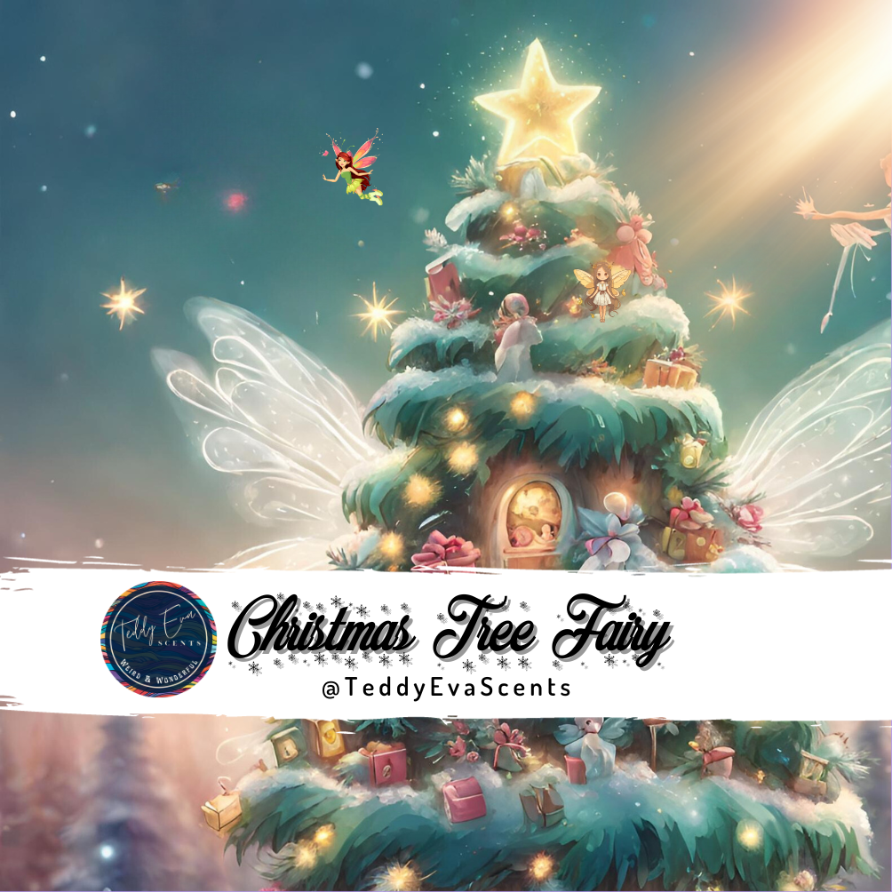 Christmas Tree Fairy Teddy Pot