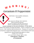 Geranium & Peppermint | Bug Repellent