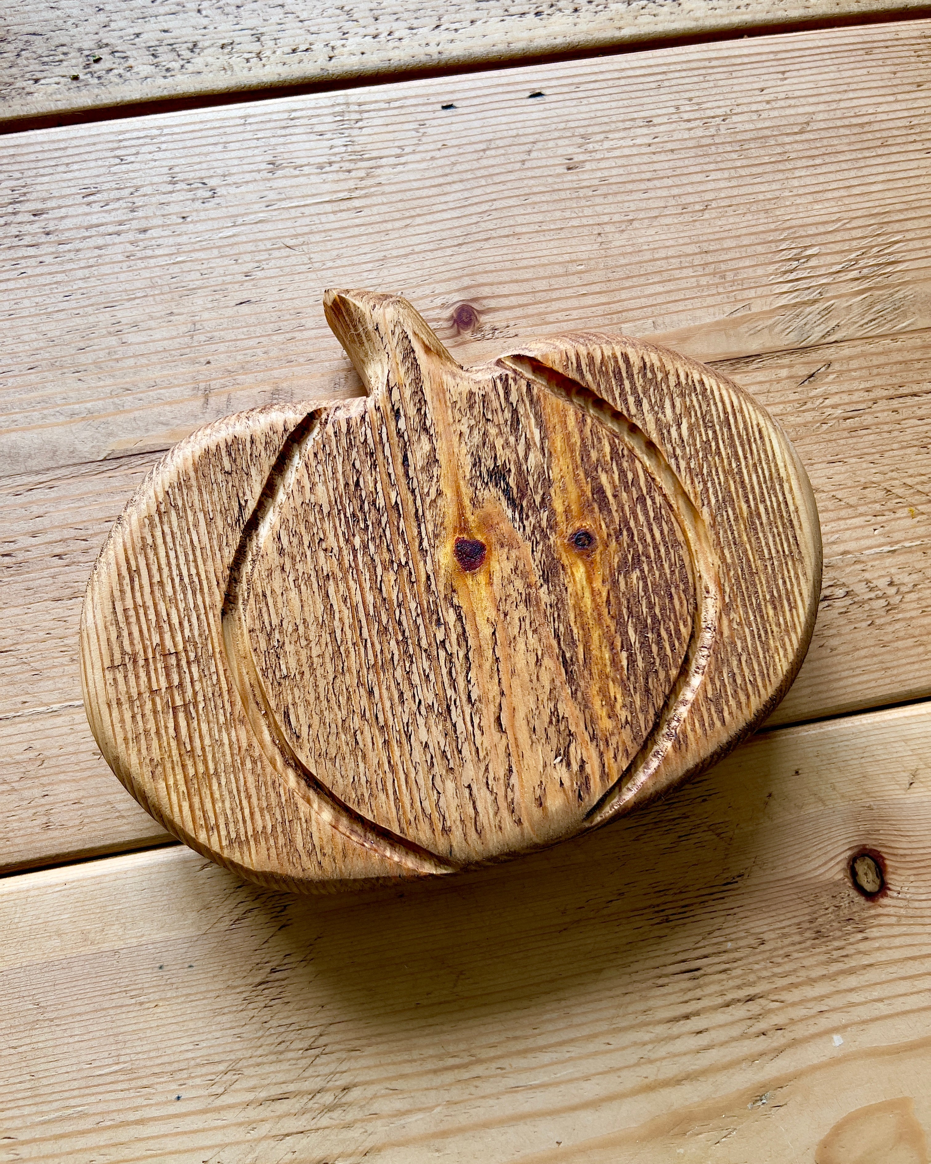 Wooden Pumpkin - Medium Oak