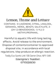 Lemon Thyme & Lettuce