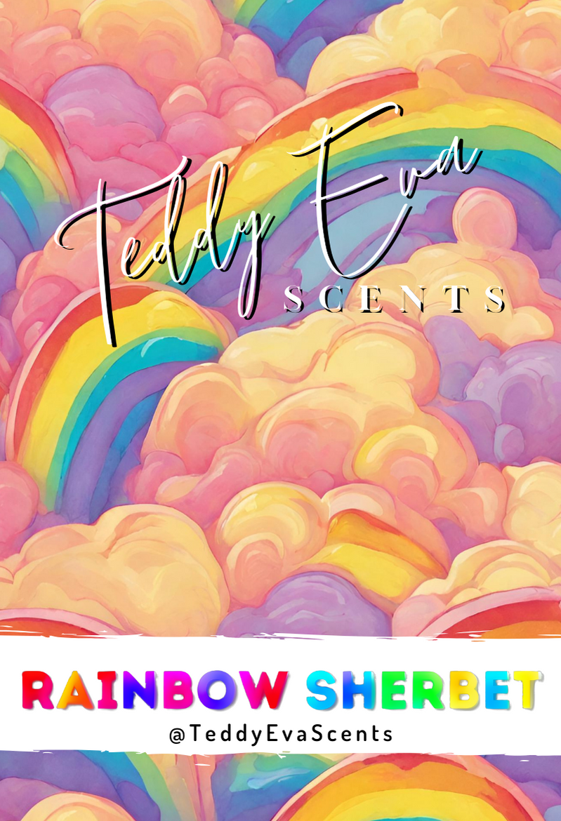 Rainbow Sherbet Teddy Clamshell