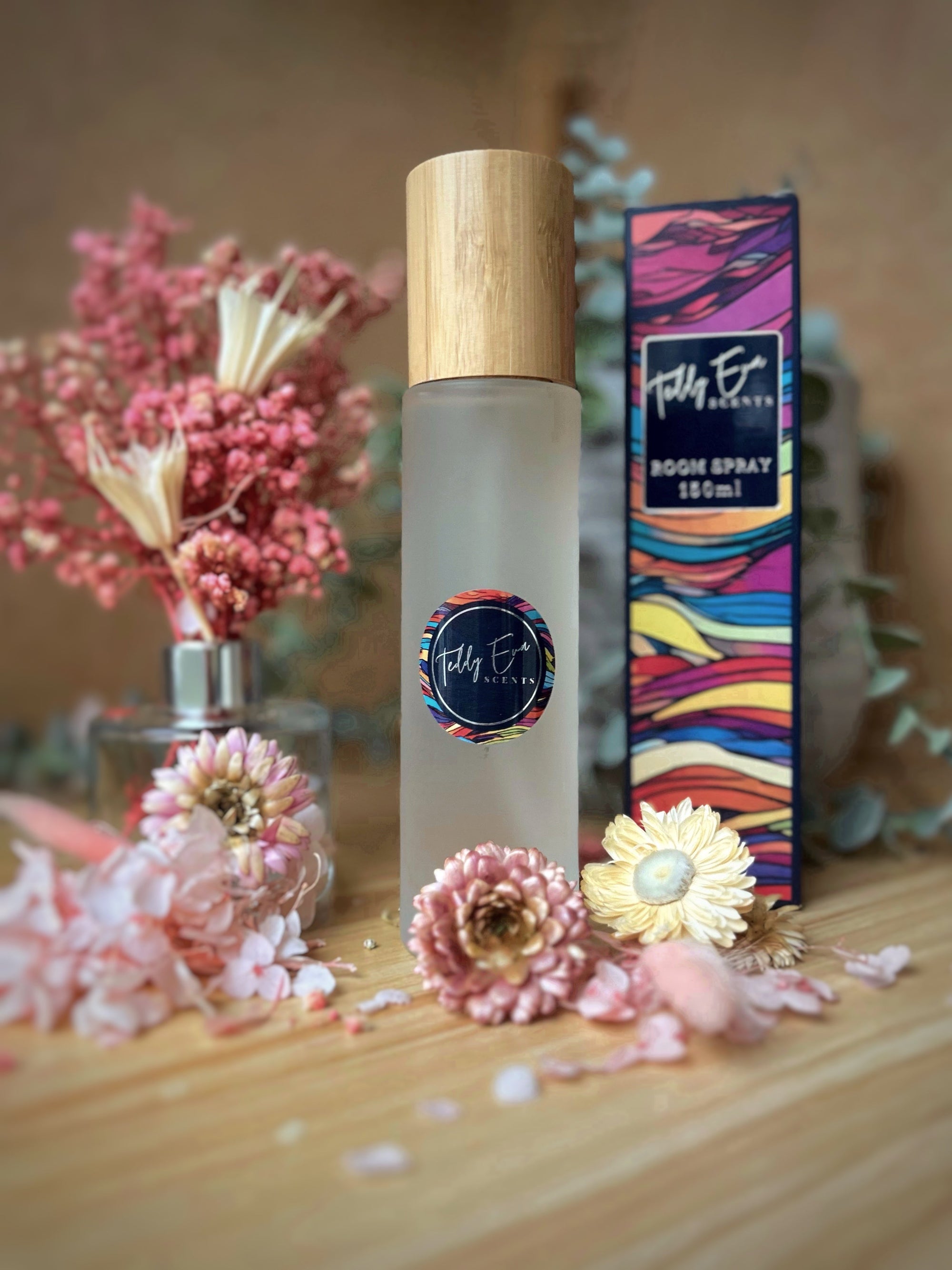 Highly scented long lasting room spray from Teddy Eva Scents