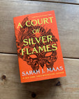 Actual pre-loved copy of A Court of Silver Flames