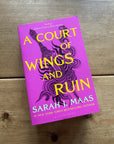 Actual pre-loved copy of A Court of Wings and Ruin