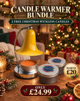 Christmas warmer bundle, yellow candle warmer