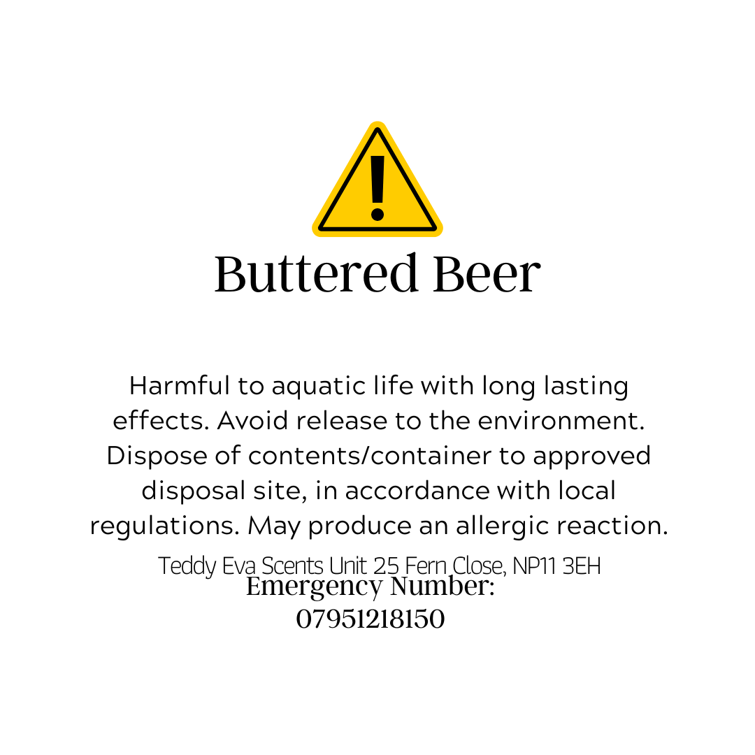 Buttered beer wax melt sample CLP
