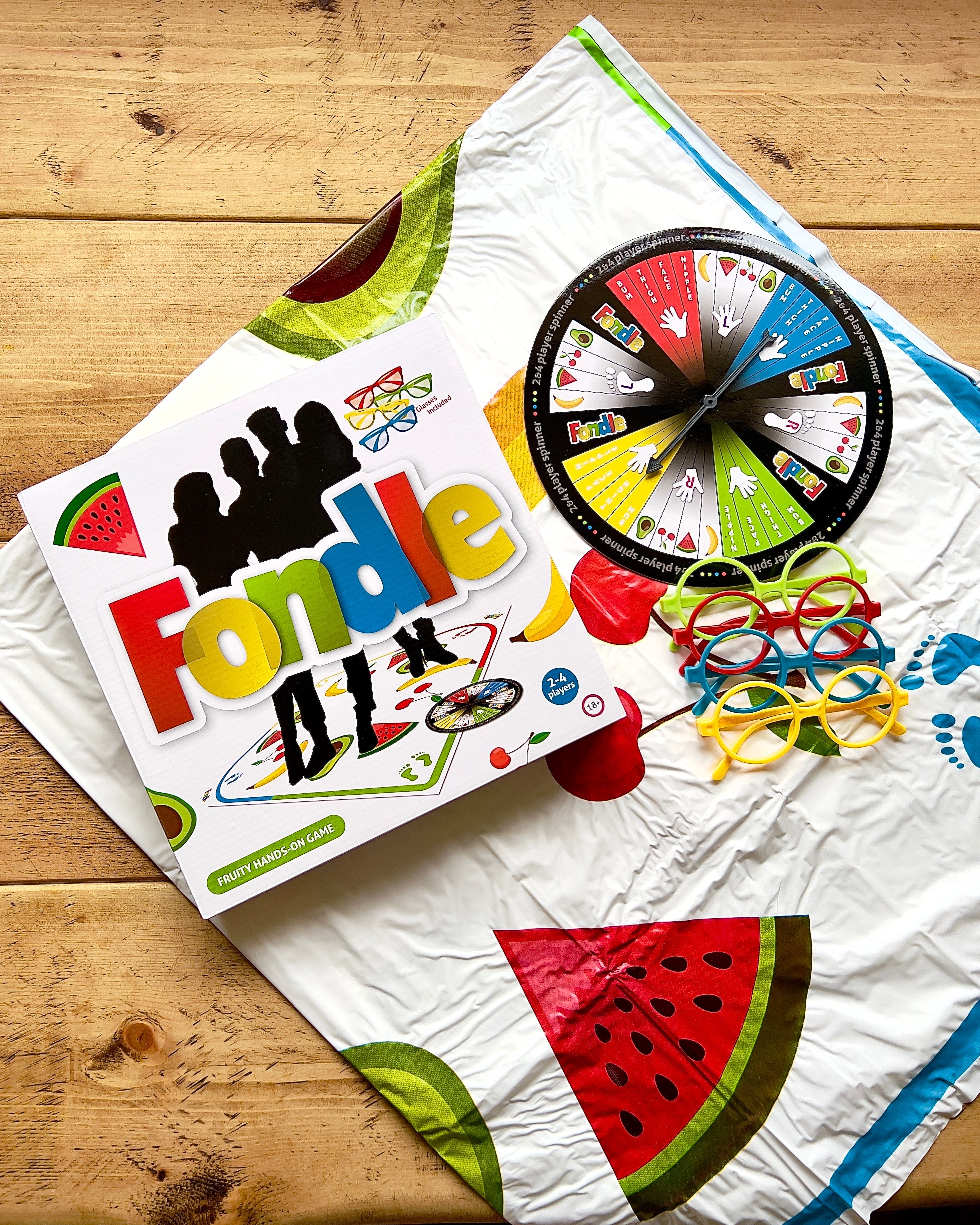 Fondle board game - game contents
