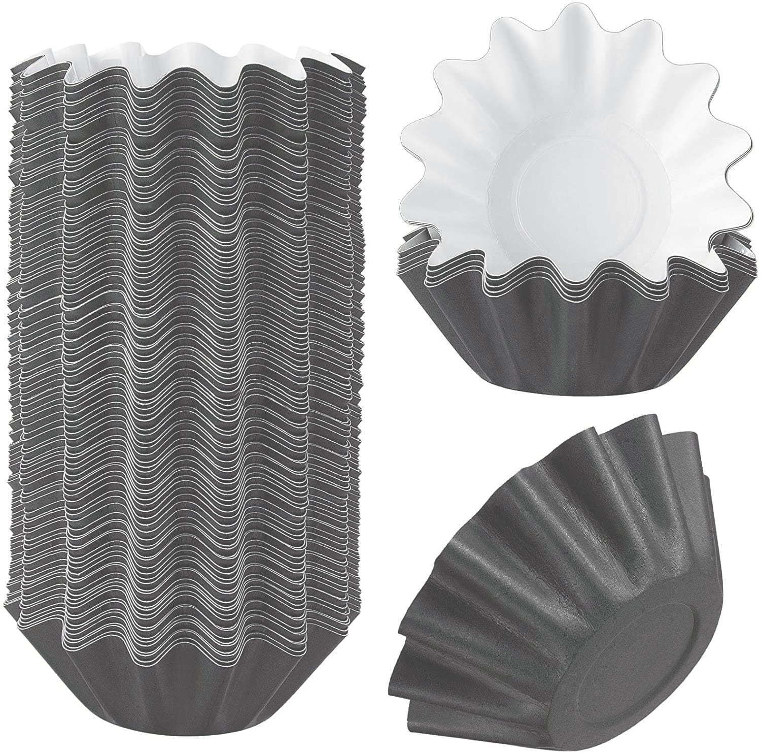 Grey wax melt liners