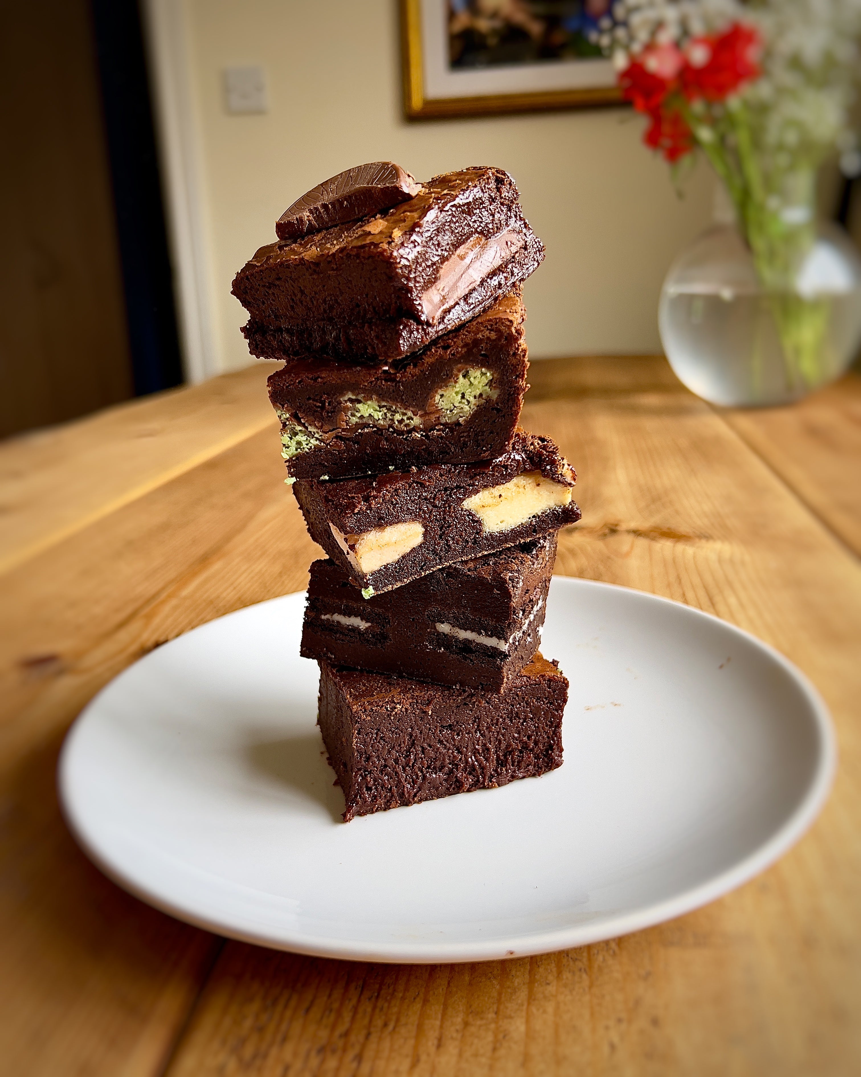 Chocolate brownies - Three Cubs Bakery