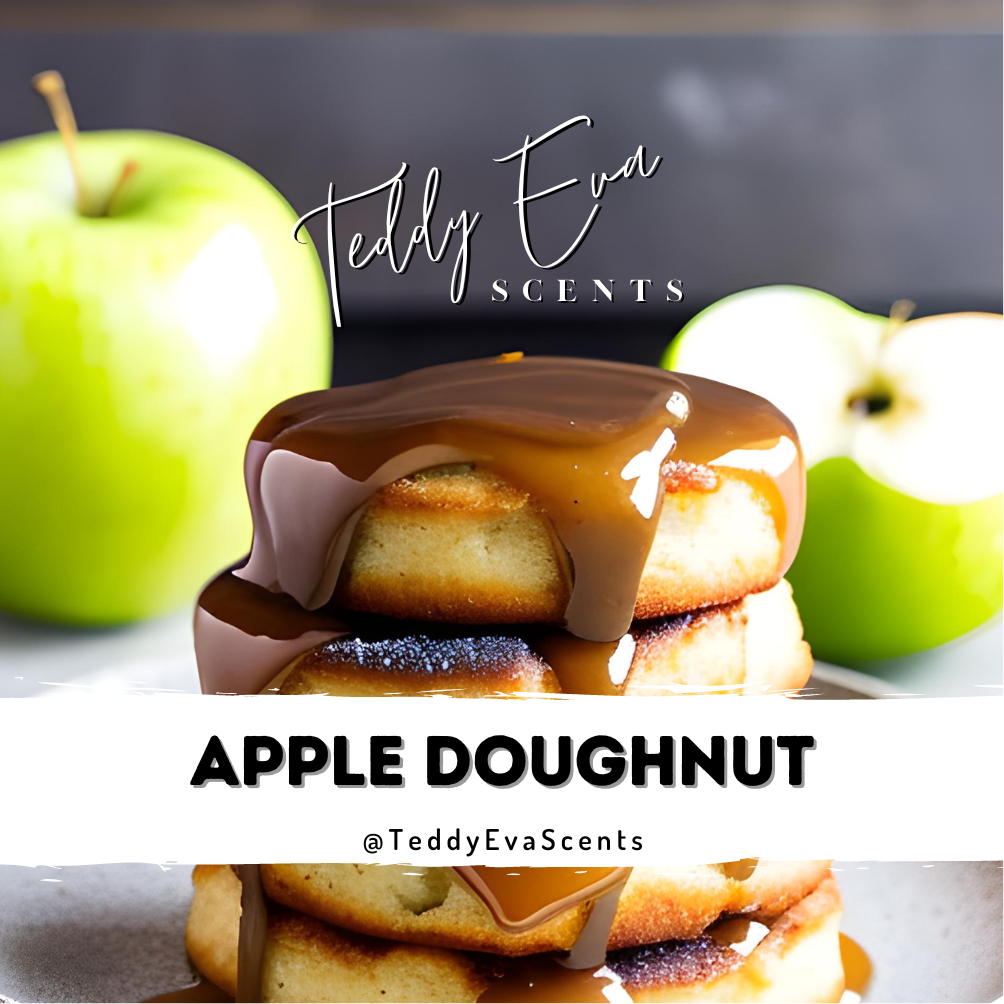 Do you like the idea of sniffing a doughnut made out of apples? Or is it a doughnut with an apple stuffed in it? Either way, this is an Apple Doughnut wax melt, and I'm about to describe it to you.