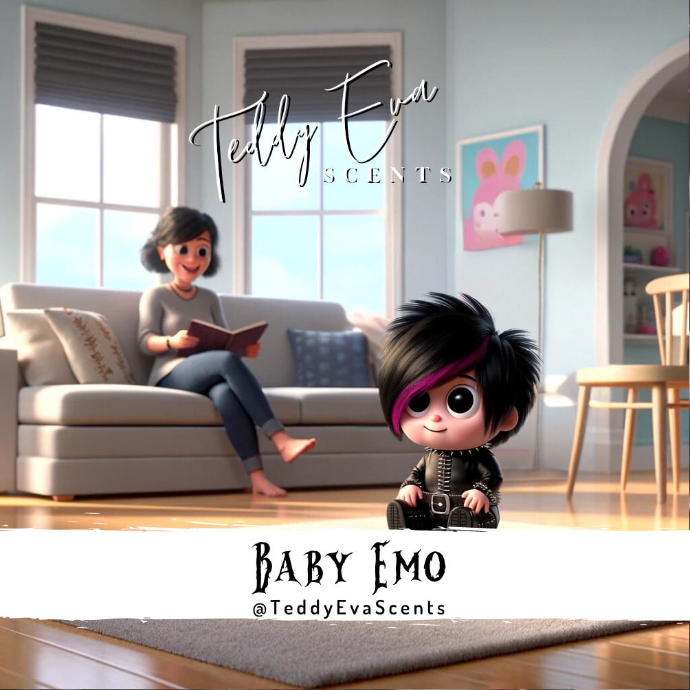 Baby Emo Teddy Pot
