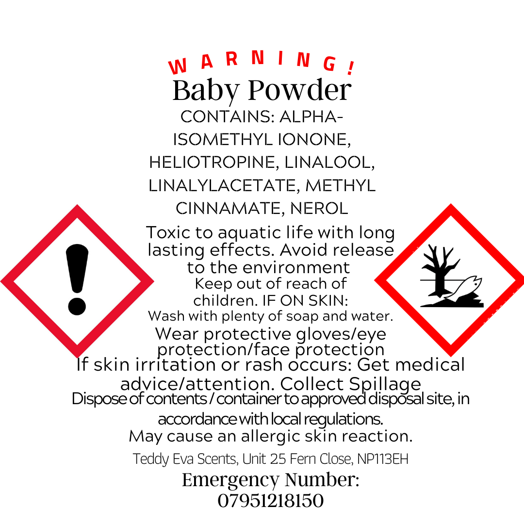 Baby Powder CLP diffuser oil - 10ml