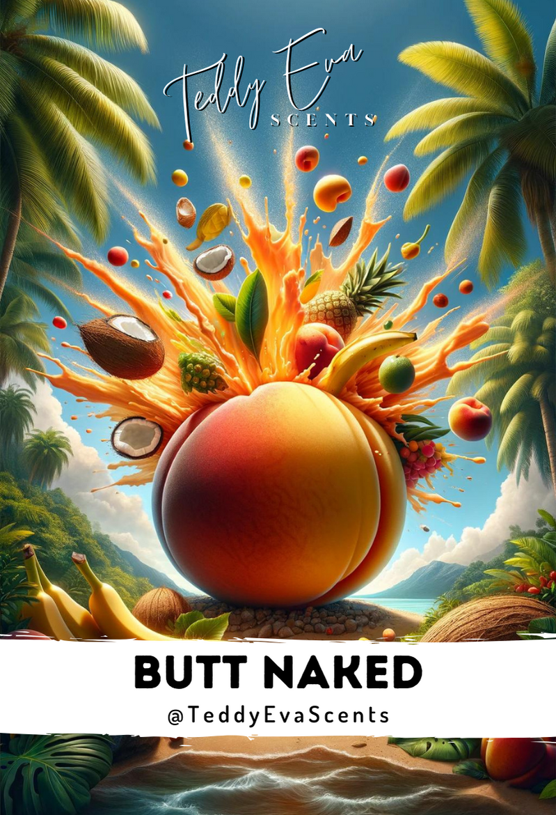 Butt Naked Teddy Clamshell