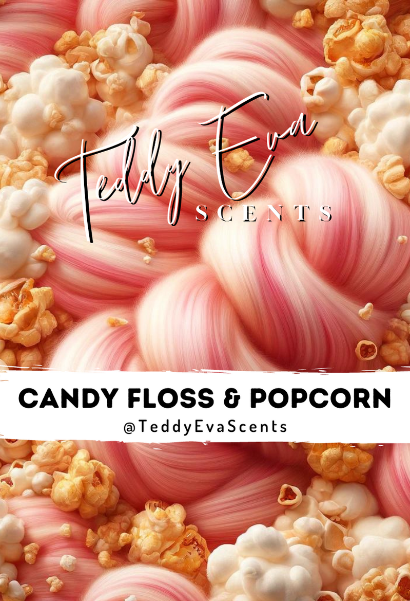 Candy Floss & Popcorn Teddy Clamshell