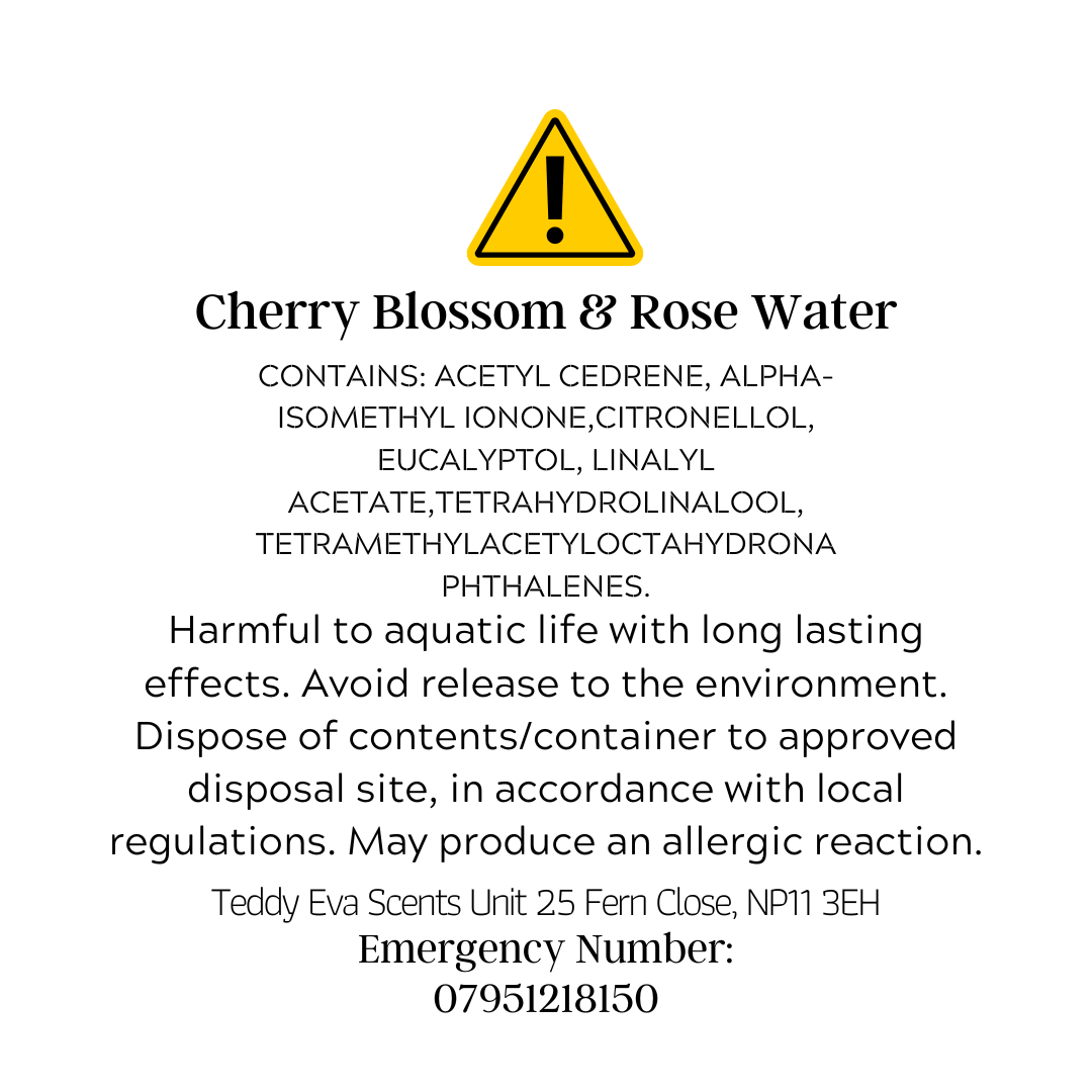 Cherry Blossom & Rose Water CLP Wax Melt