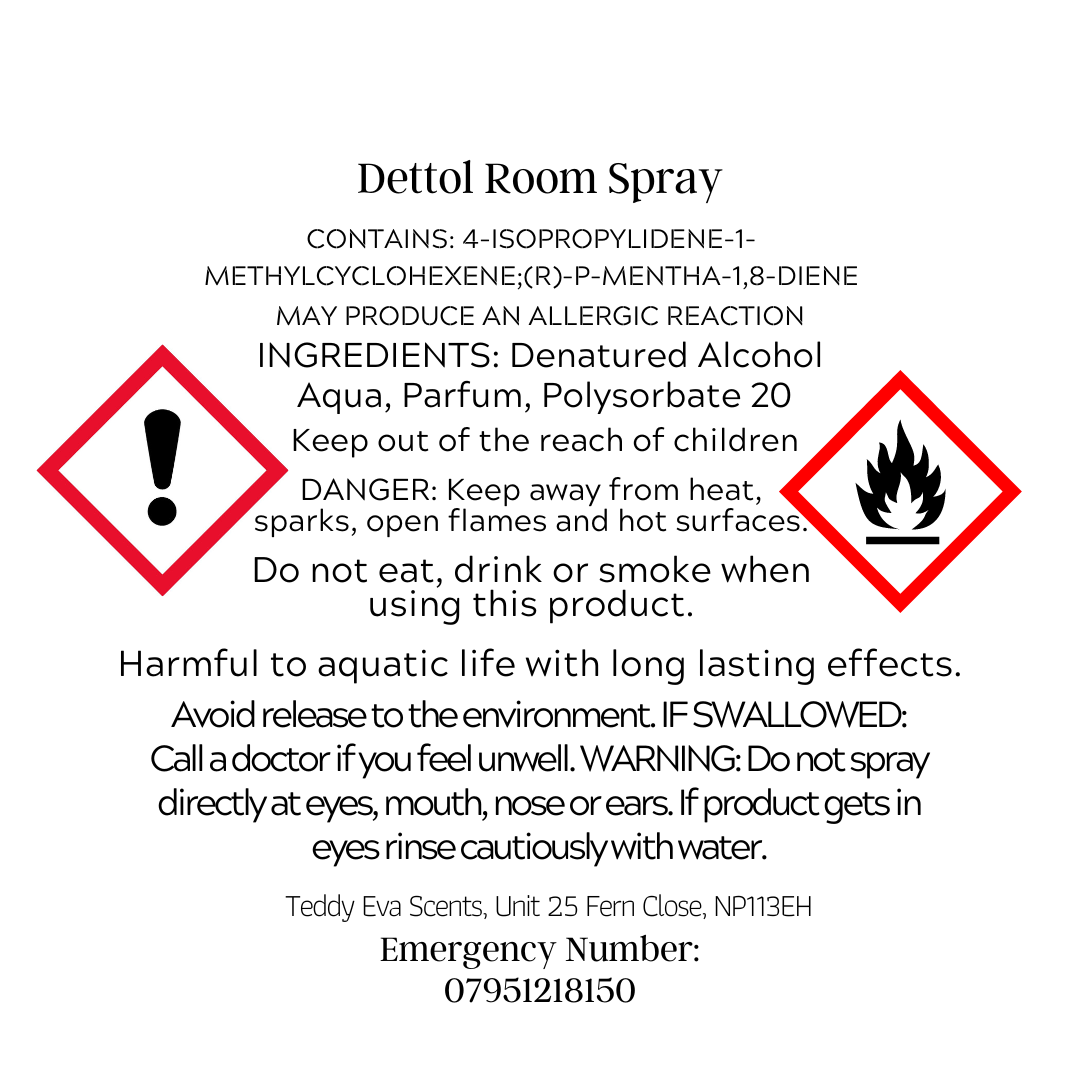 Dettol 150ml Room Spray