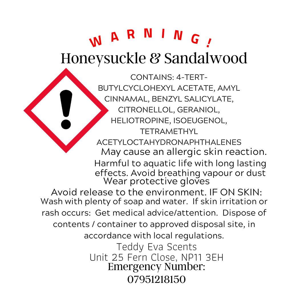 Honeysuckle & Sandalwood Teddy Pot