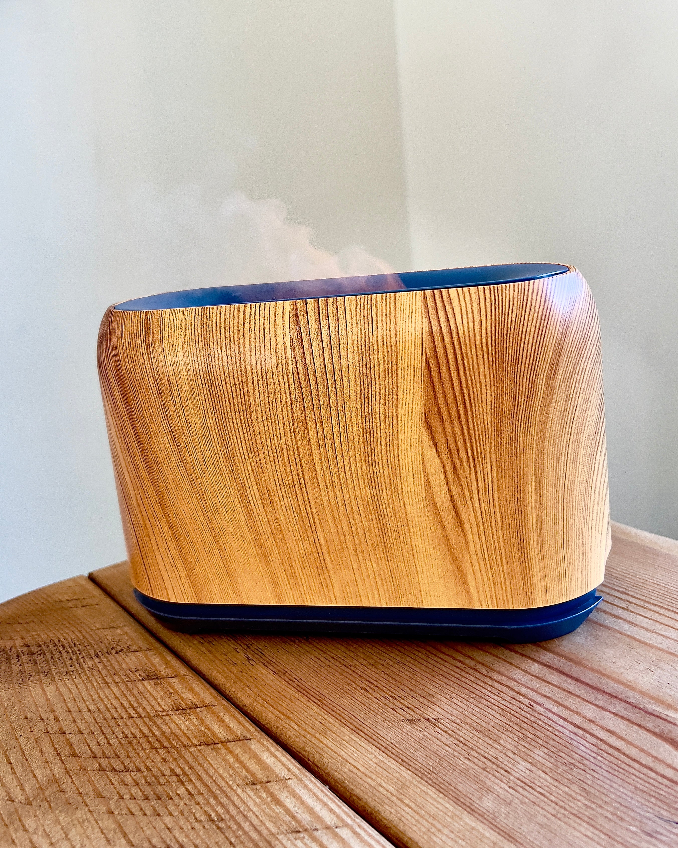 Wooden Flame Electric Aroma Humidifier Diffuser