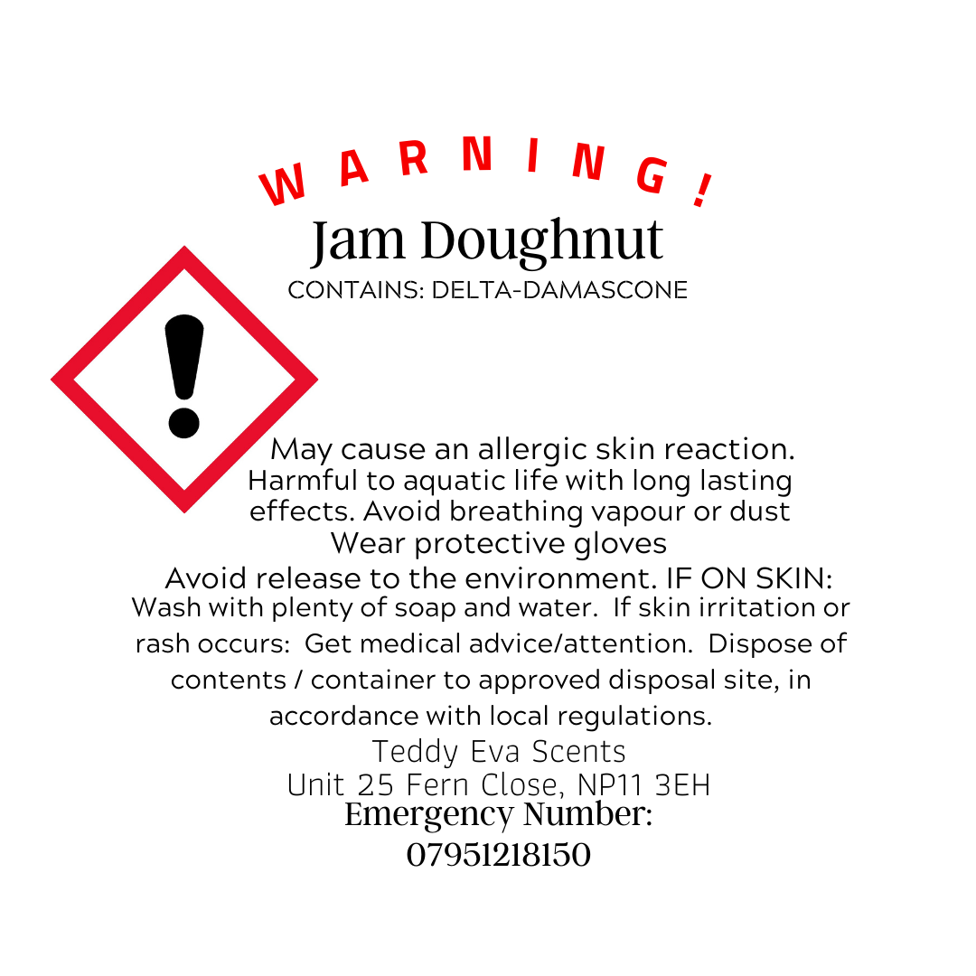 Jam Doughnut Teddy Clamshell