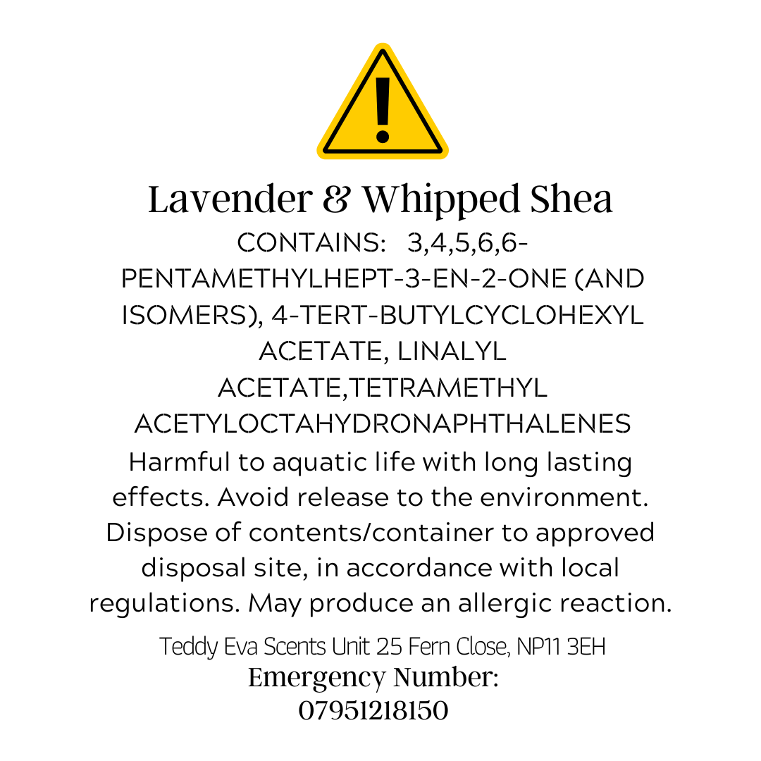 Lavender & Whipped Shea Teddy Pot