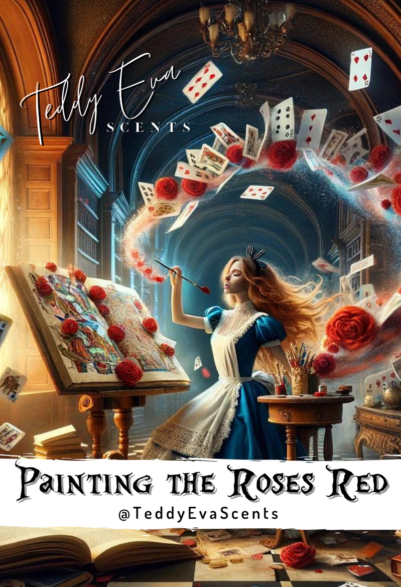 Painting the Roses Red - Alice in Wonderland inspired wax melt for World Book Day