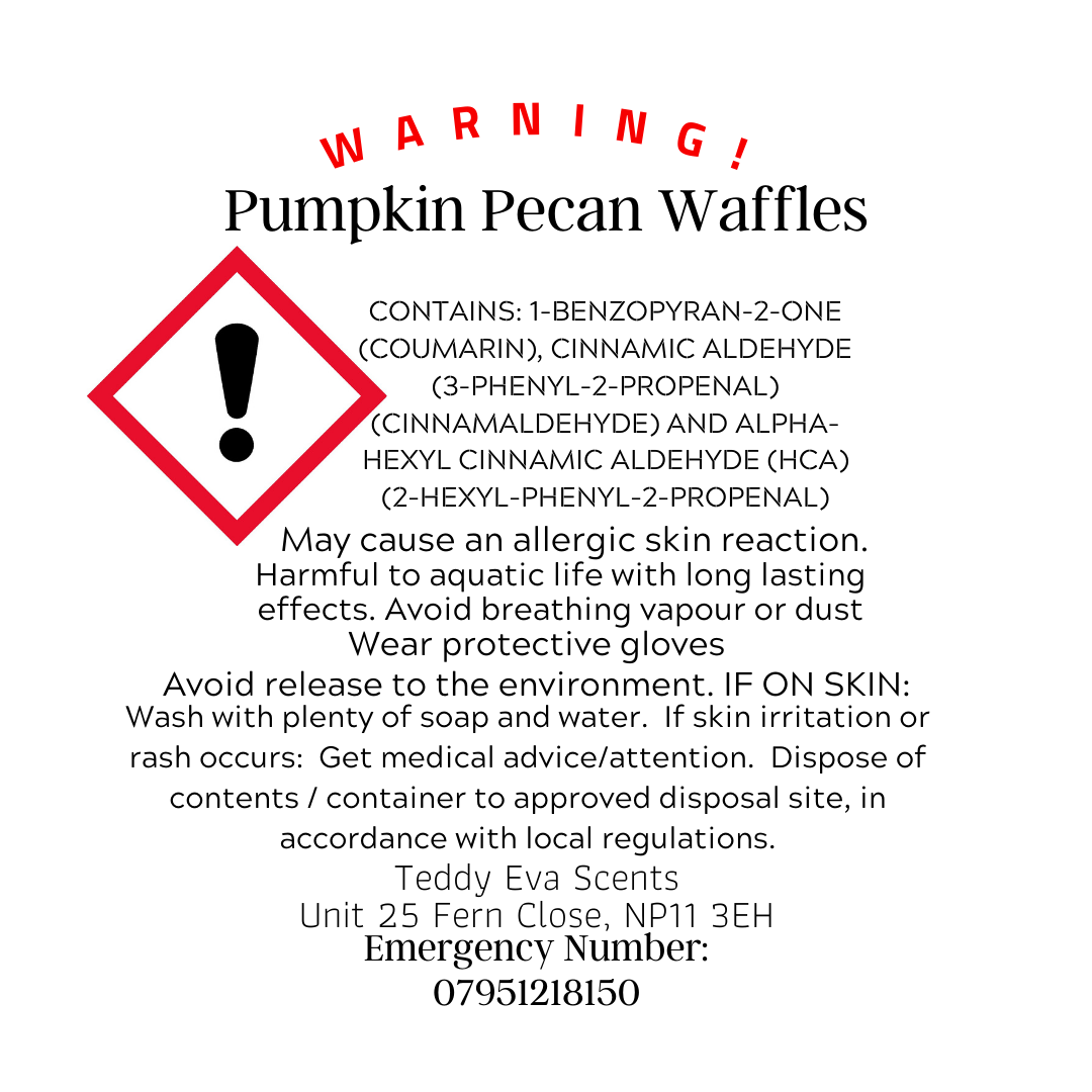 Pumpkin Pecan Waffles Teddy Clamshell