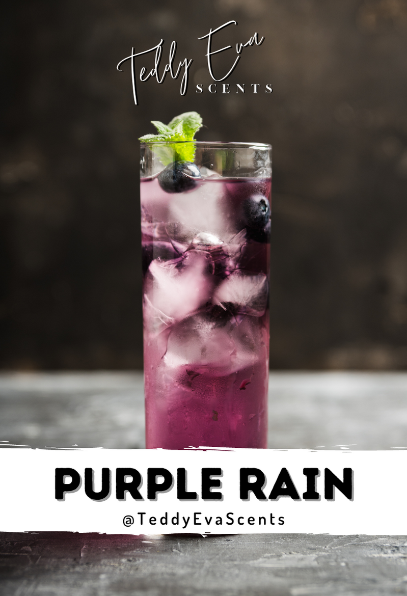 Purple Rain Teddy Clamshell