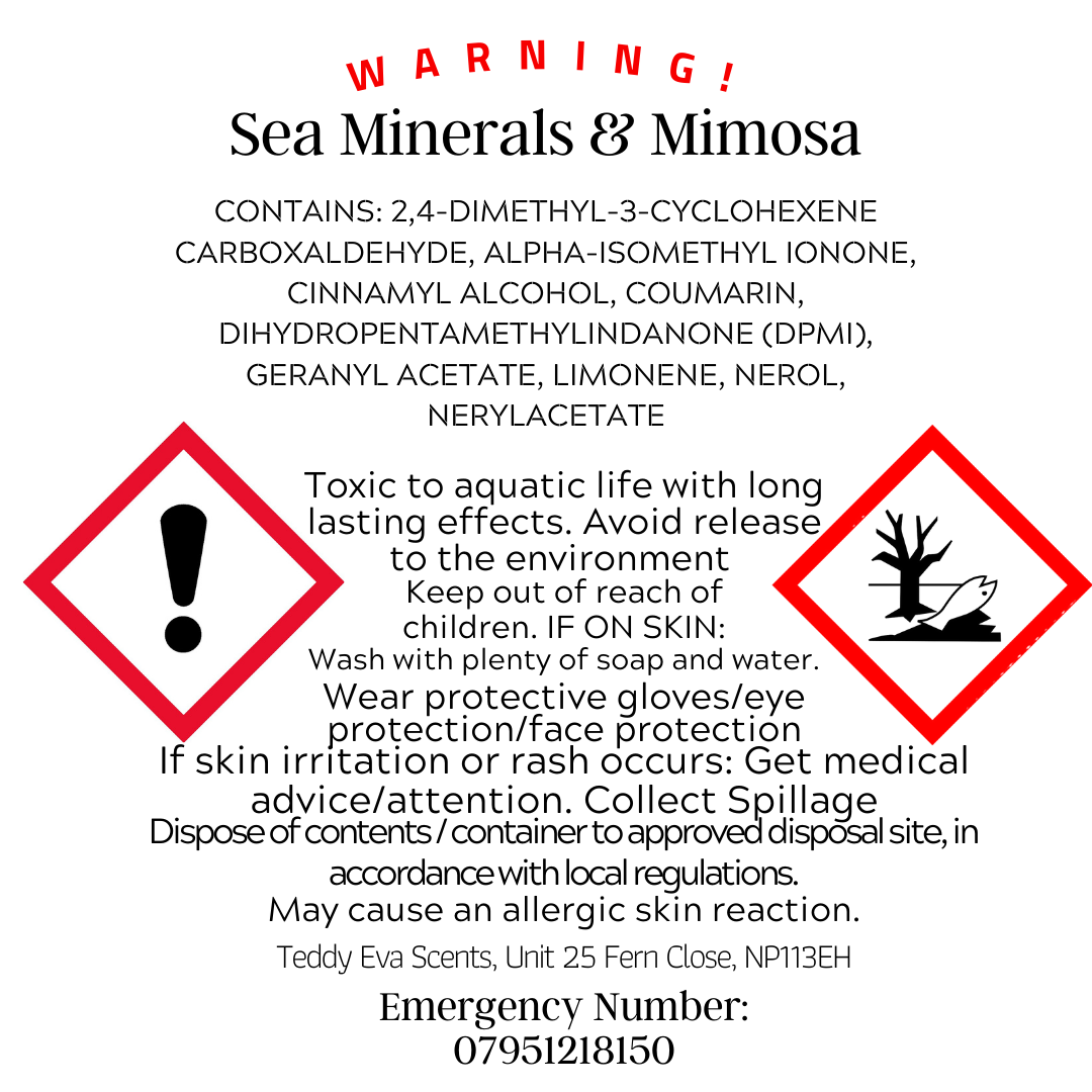Sea Minerals & Mimosa Aroma Diffuser Oil - 10ml