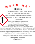 Skittles — CLP safety label