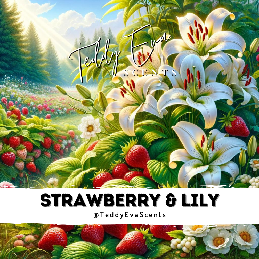 Strawberry & Lily Teddy Pot