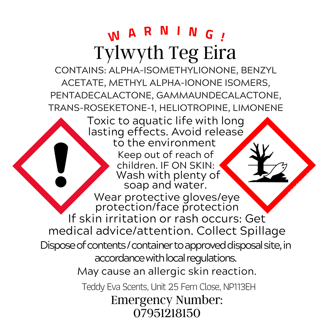 Tylwyth Teg Eira Aroma Diffuser Oil - 10ml CLP