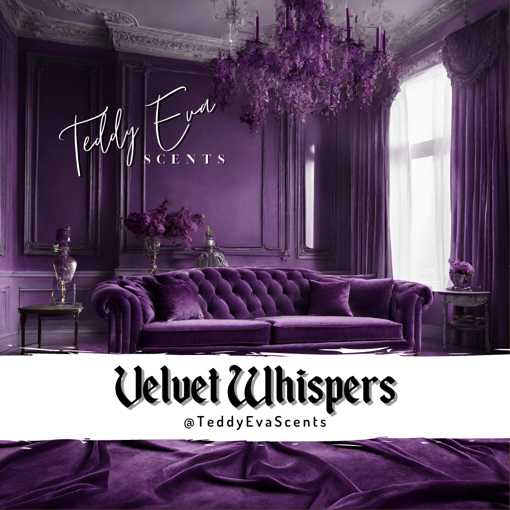 Velvet Whispers is another scent from our sexy "Dark Masquerade" range. If you're a fan of adding sensual aromas into your life then you might like this one.