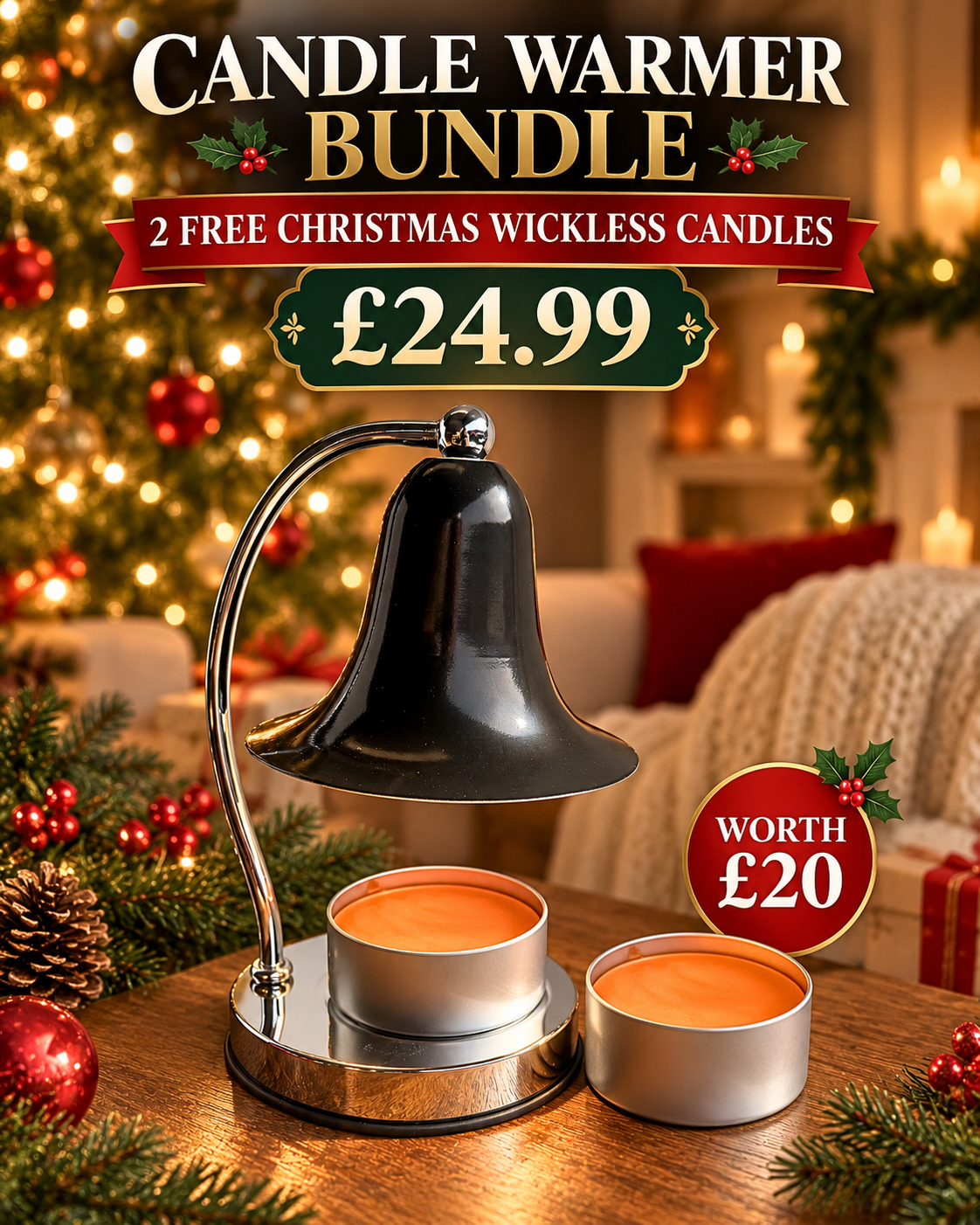 Christmas Inspired Candle Warmer Bundle