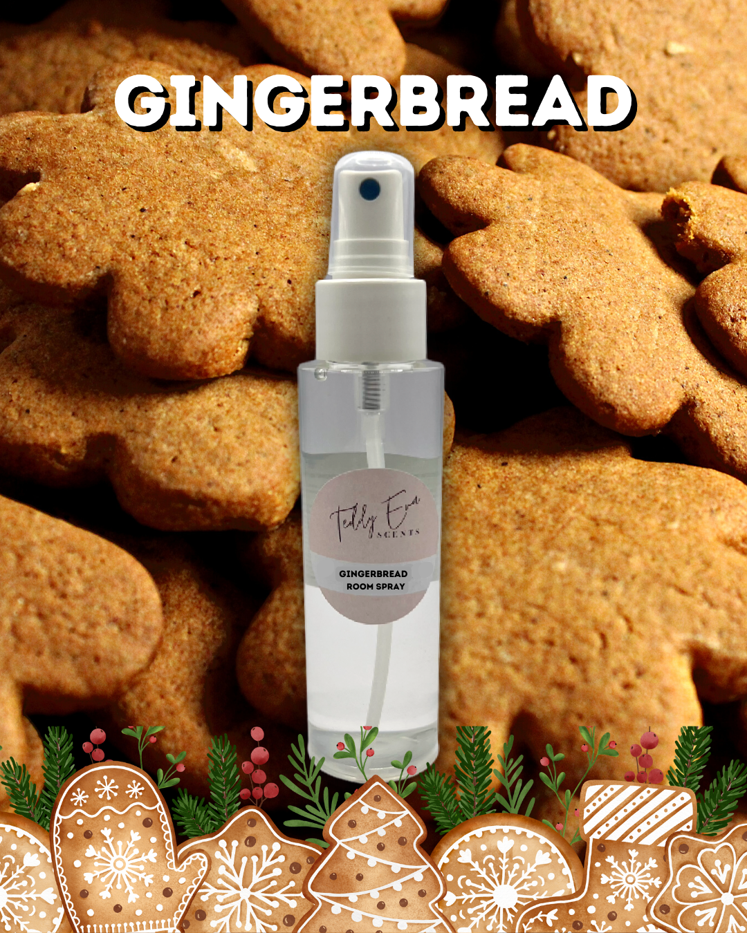 Gingerbread Christmas Room Spray