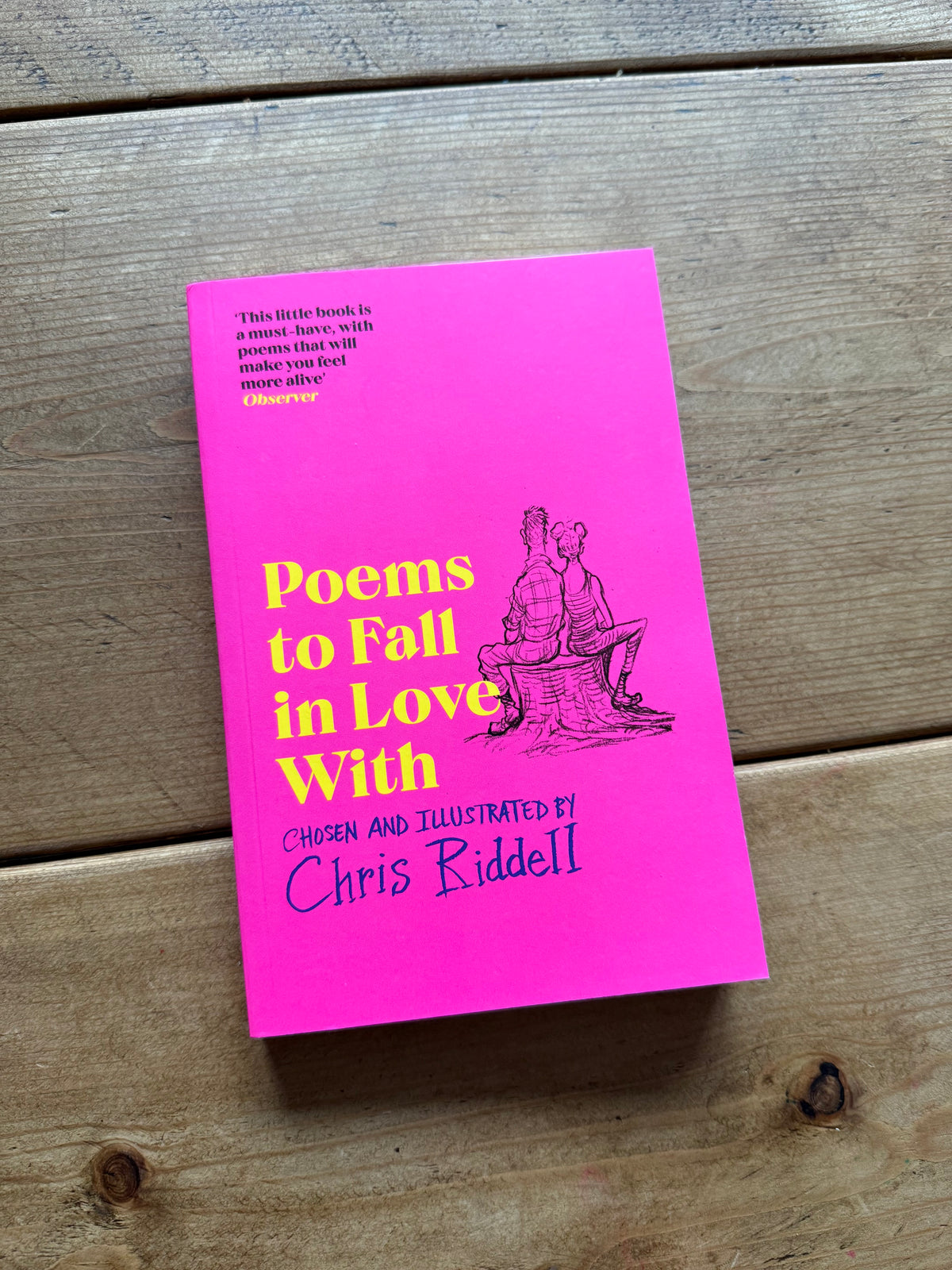 Actual pre-loved copy of Poems to Fall in Love With
