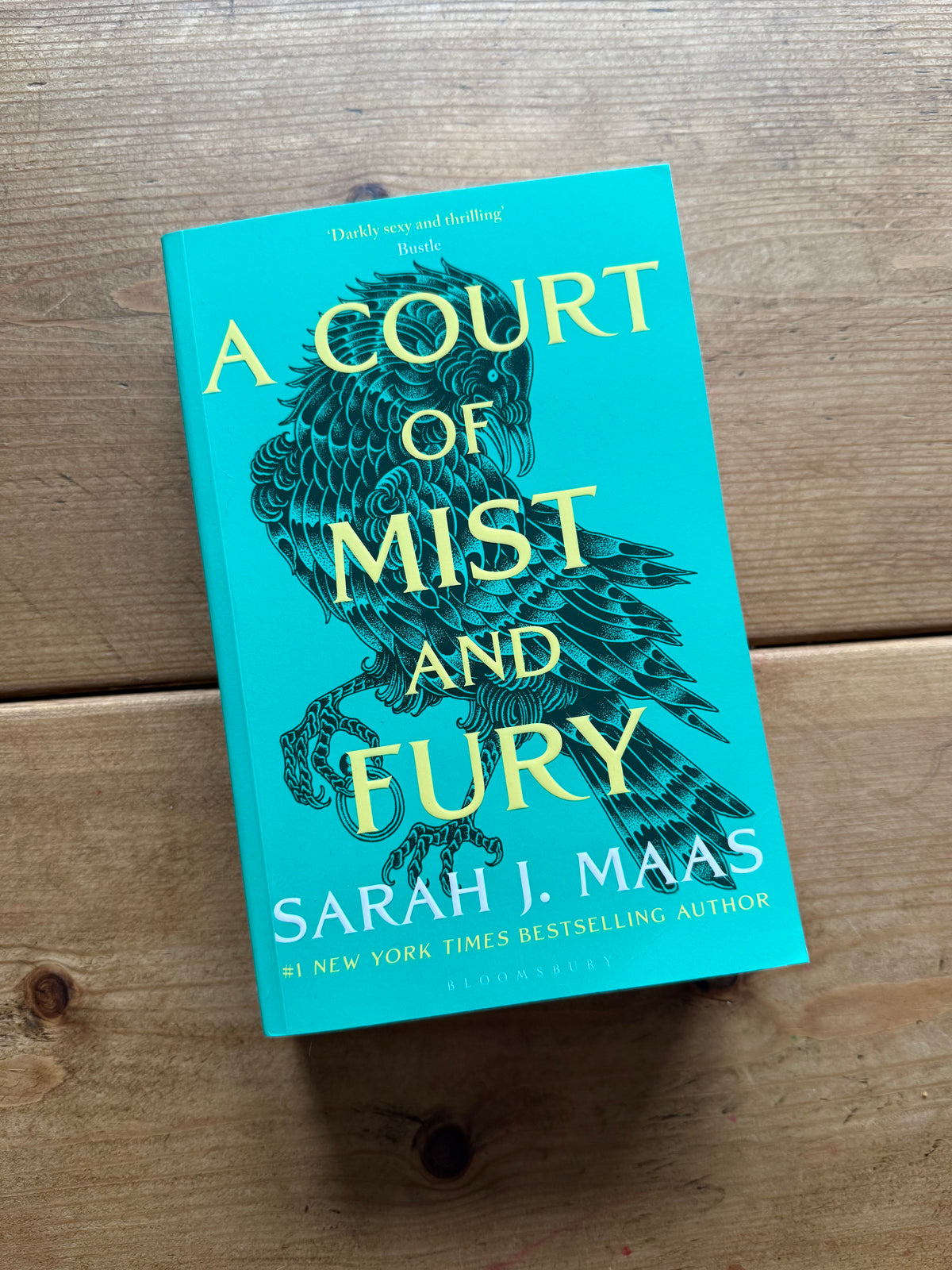 Actual pre-loved copy of A Court of Mist and Fury