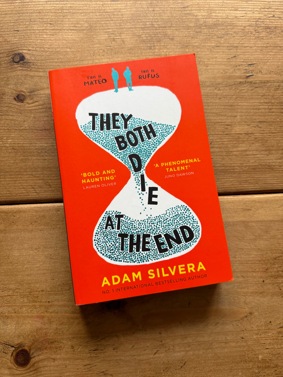Actual pre-loved copy of They Both Die at the End — Adam Silvera