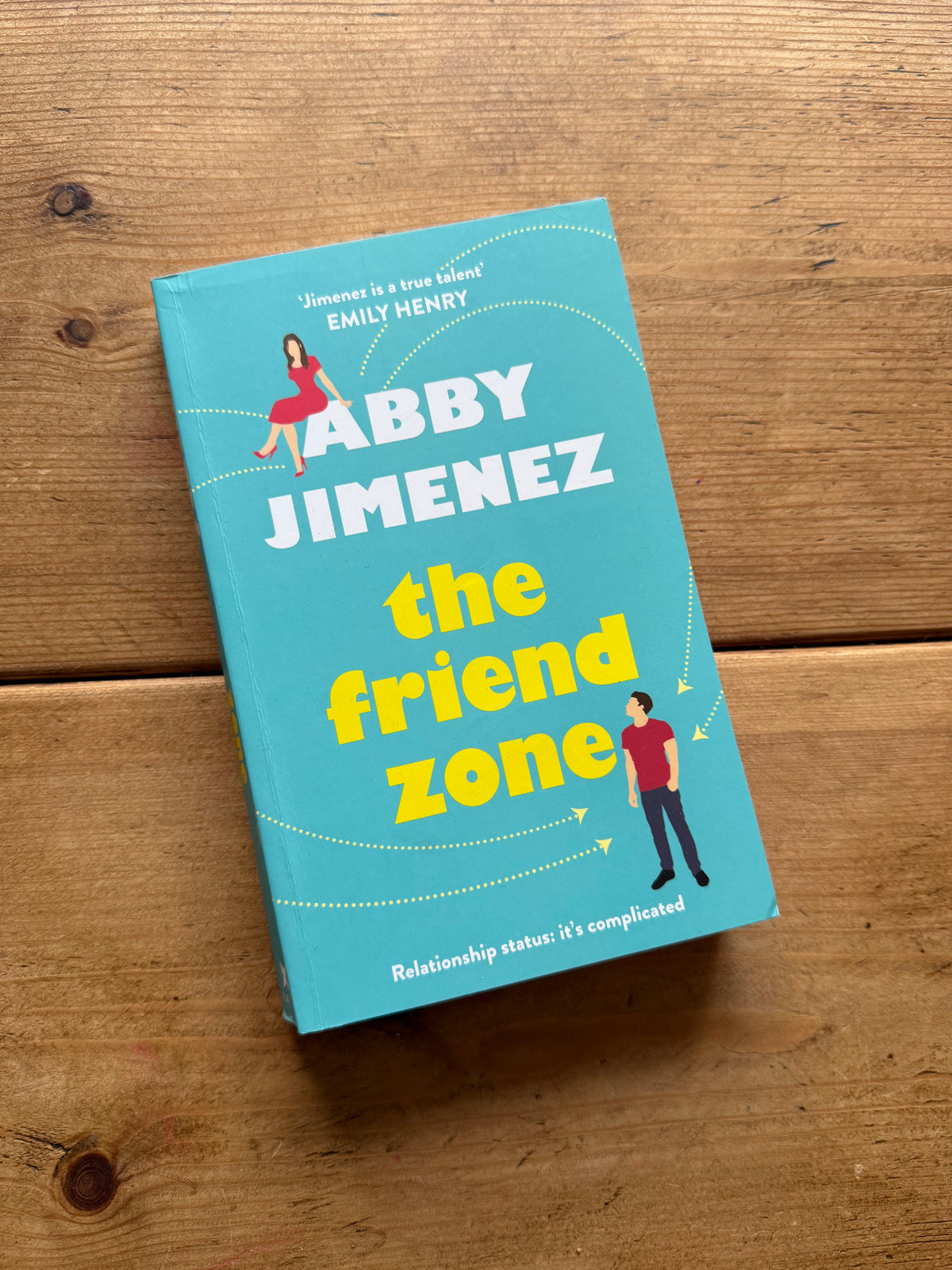 Actual pre-loved copy of The Friend Zone — Abby Jimenez