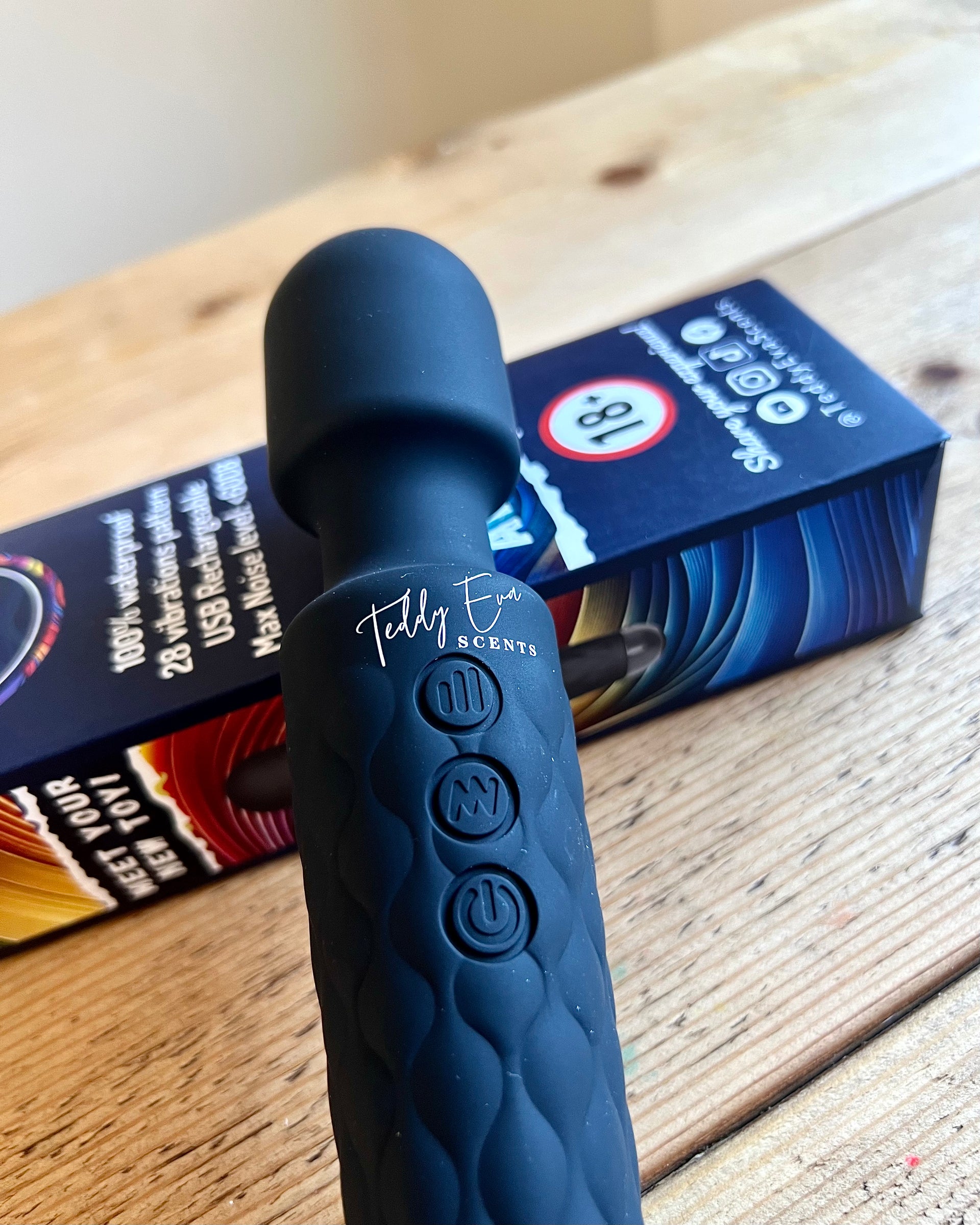 Female Rechargeable Wand Vibrator | Adult Sex Toy  Teddy Eva Scents