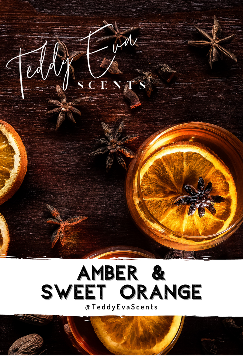 Amber and Sweet Orange Teddy Clamshell