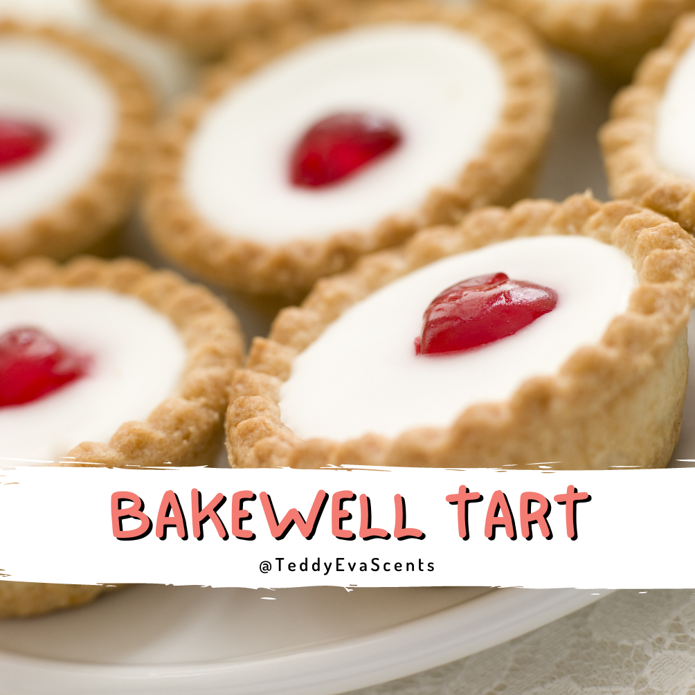 Bakewell Tart Teddy Pot wax melt sample