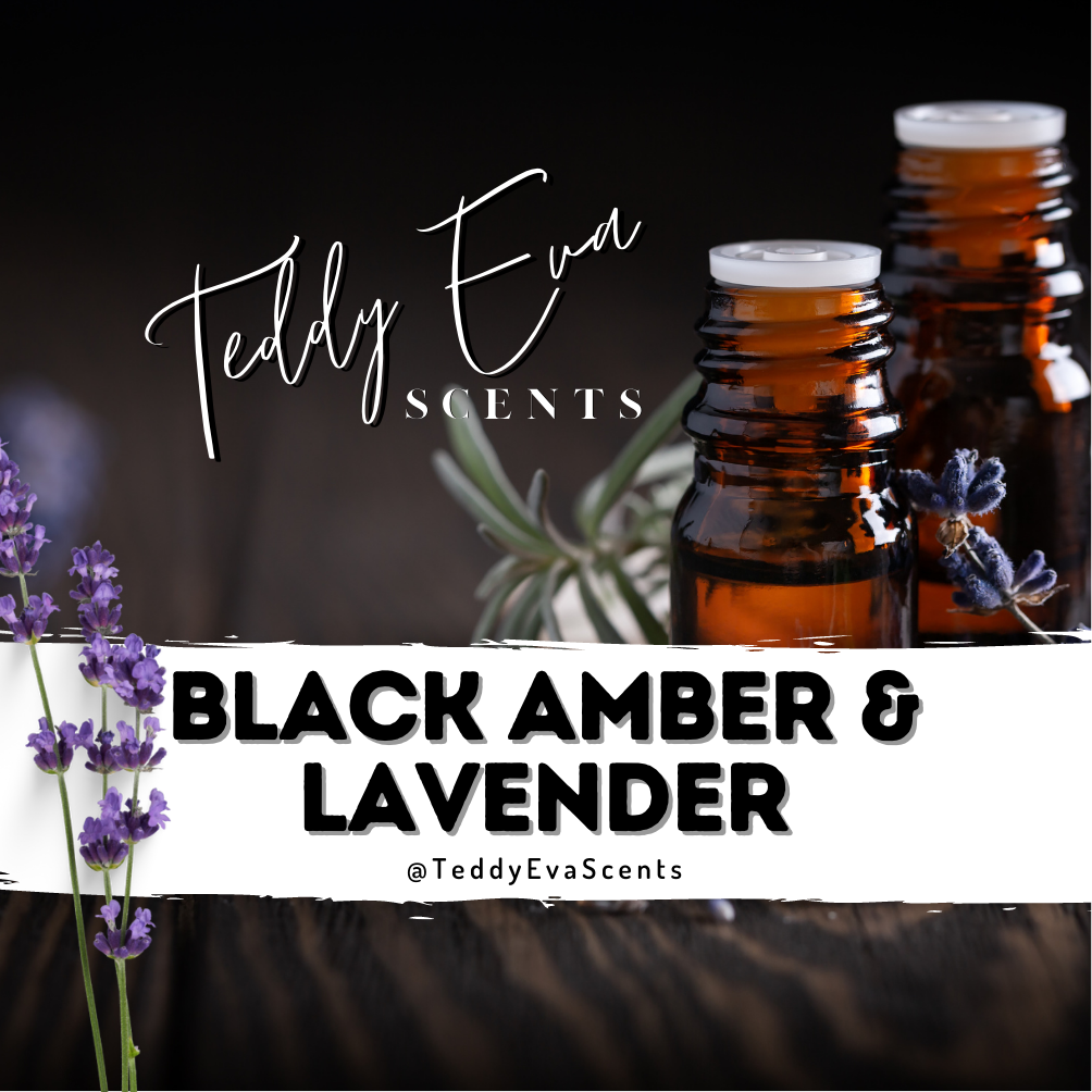 Black Amber & Lavender Teddy Pot