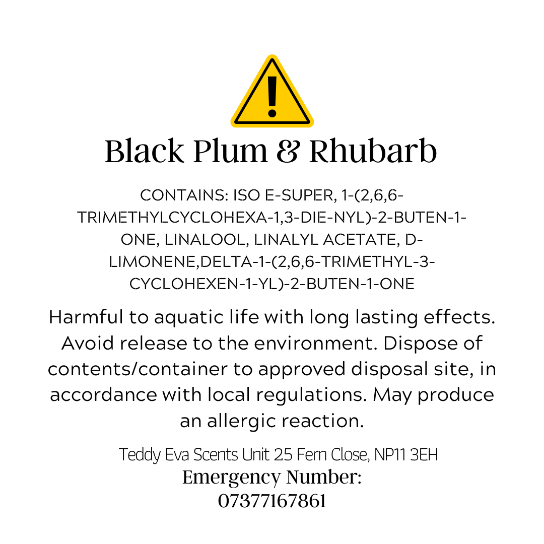 Dark Plum & Rhubarb Teddy Clamshell