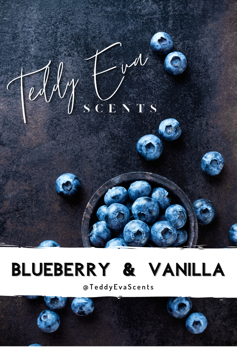Blueberry and Vanilla Teddy Clamshell