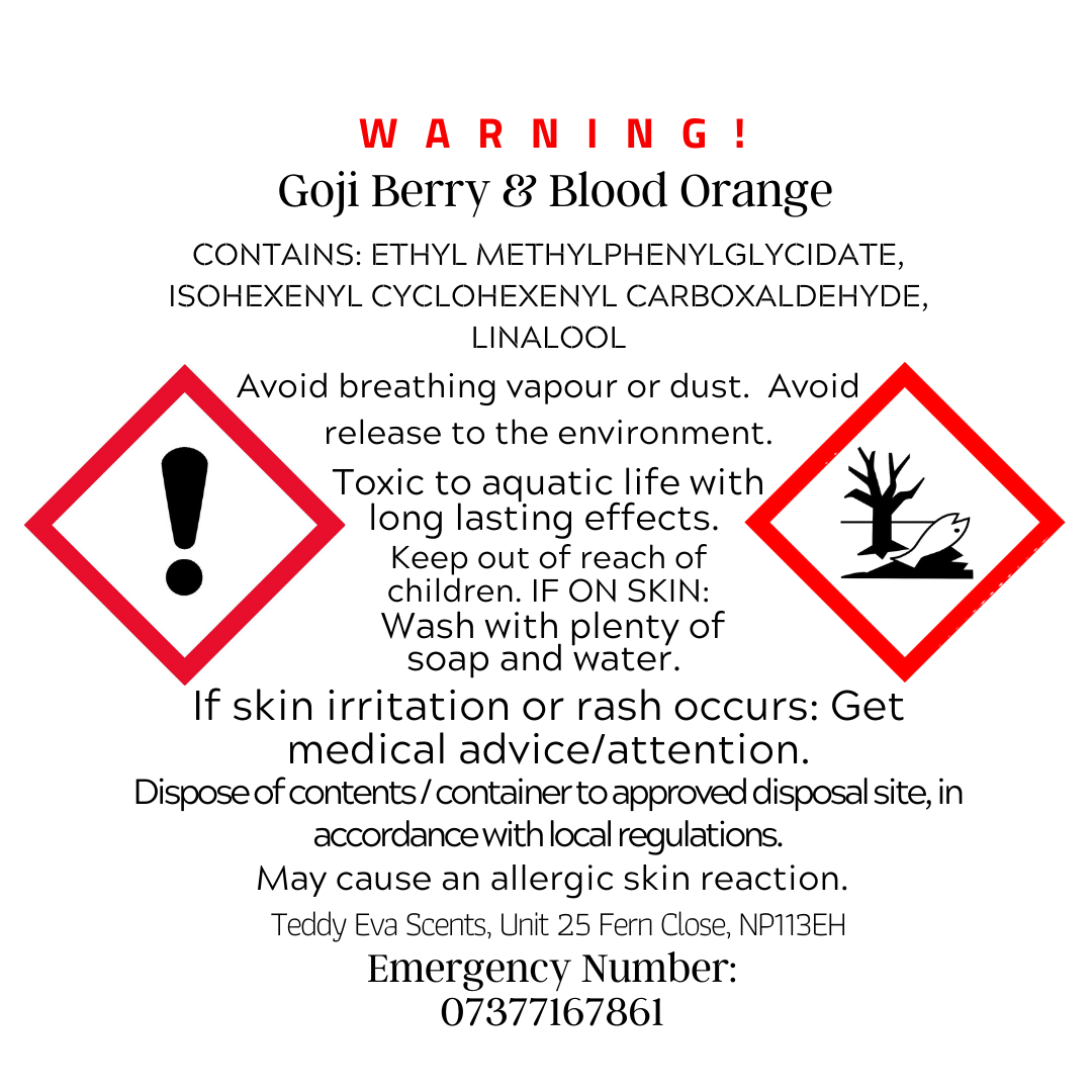Goji Berry & Blood Orange Teddy Pot