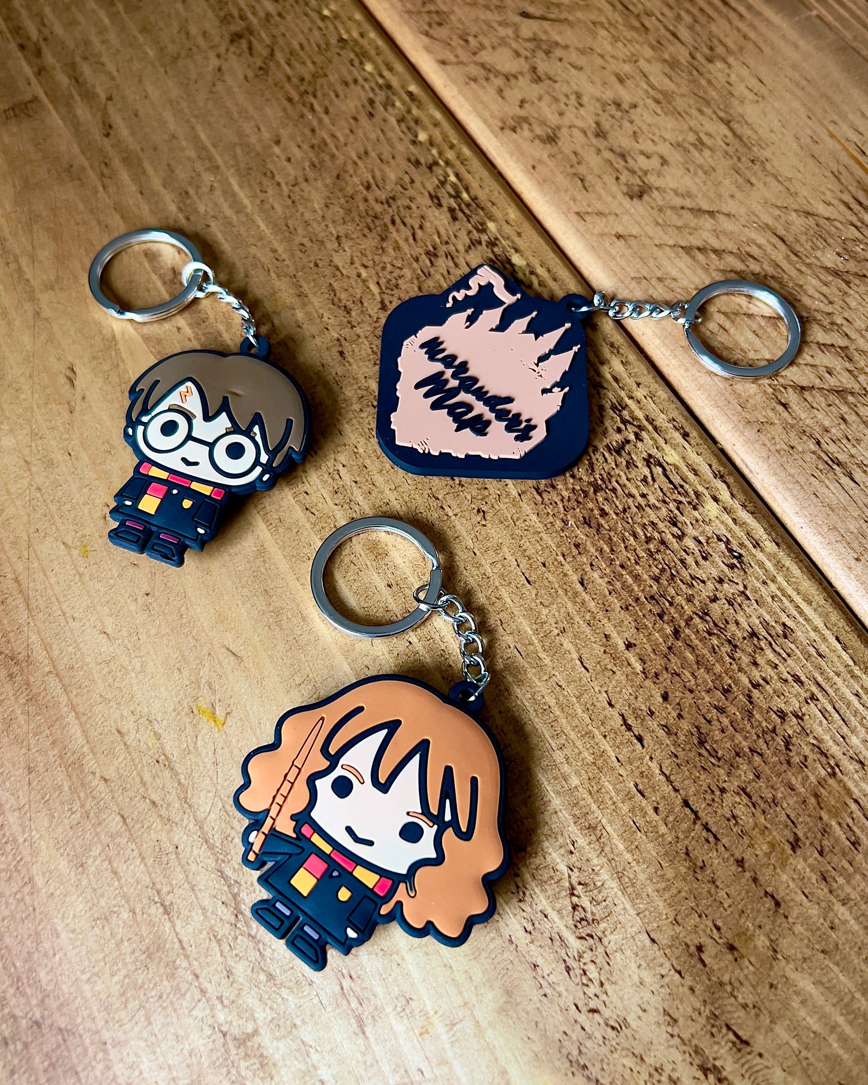 Harry potter keyring collection