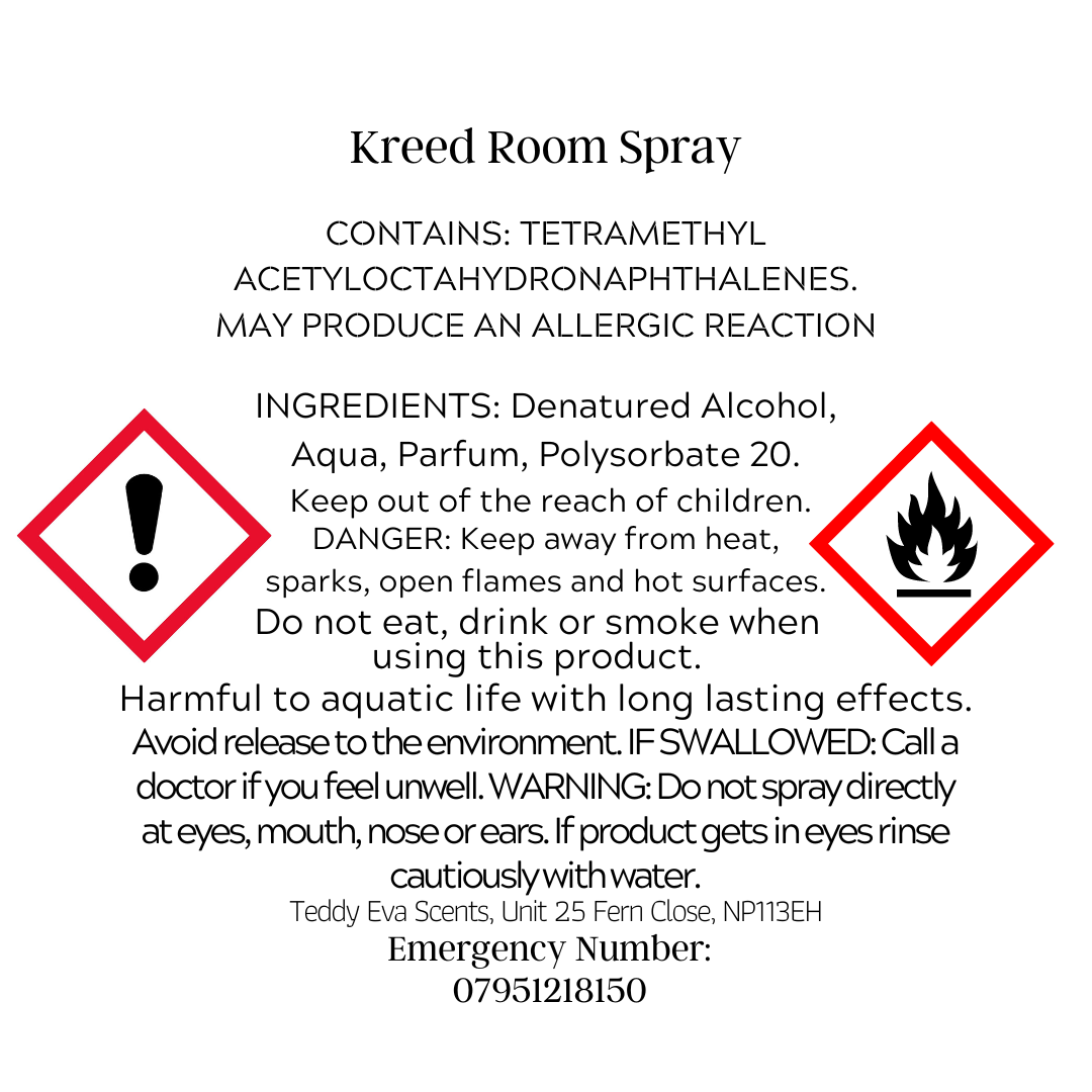Kreed room spray clp