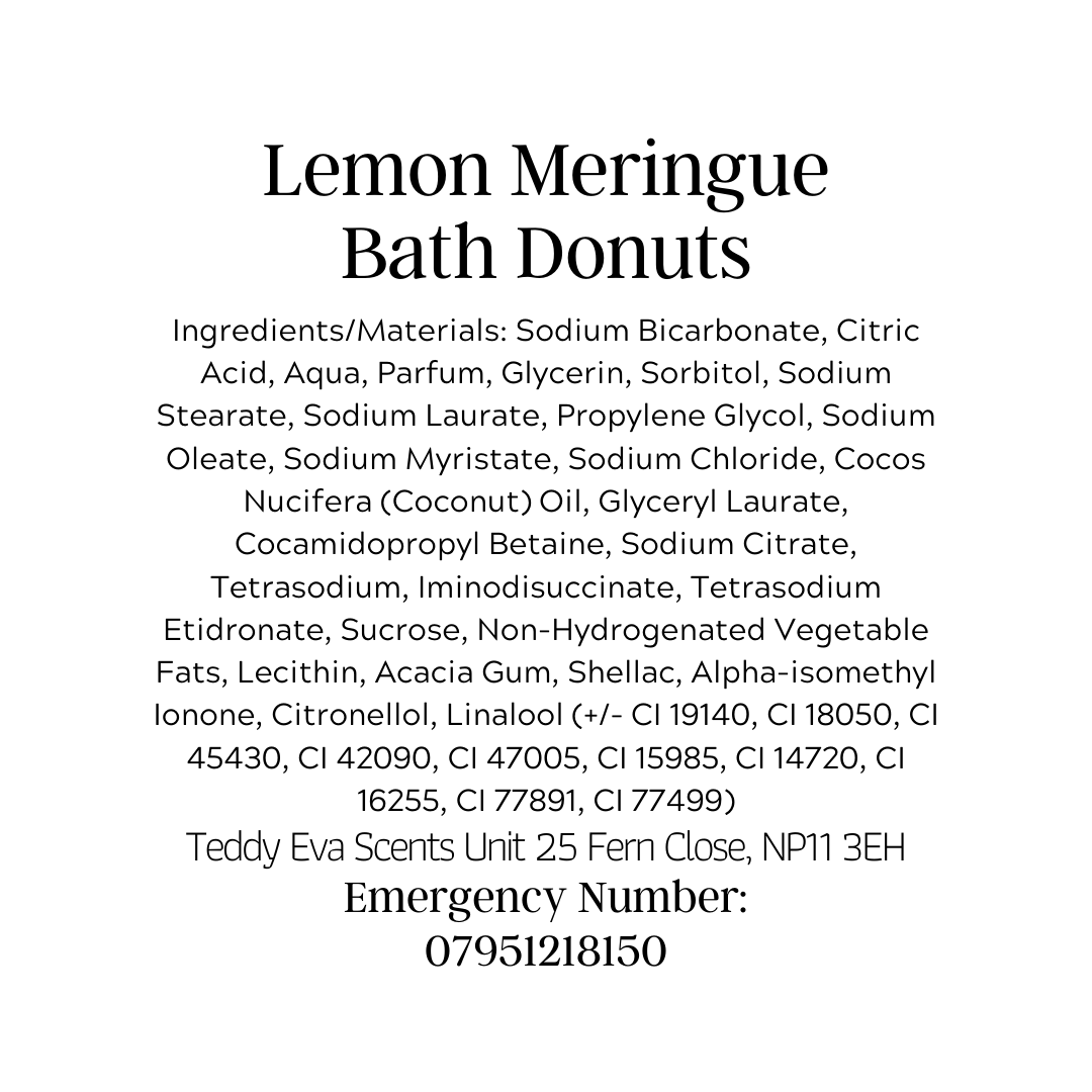 lemon meringue bath donut clp